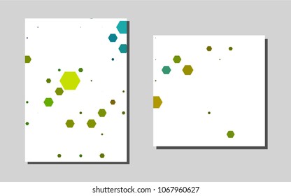 Light Blue, Yellowvector banner for websites. Blurred decorative design in abstract style with textbox. New design for a poster, banner of your website.