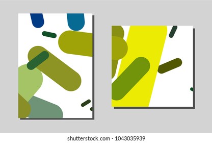 Light Blue, Yellowvector brochure for ui, ux design. Web interface on abstract background with colorful gradient. Pattern can be used as a template for calendars.