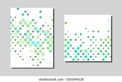 Light Blue, Yellowvector cover for Envelopes. Modern abstract design concept with colorful gradient. New design for a poster, banner of your website.