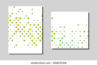 Light Blue, Yellowvector layout for Leaflets. Web interface on abstract background with colorful gradient. Pattern can be used as a template for calendars.