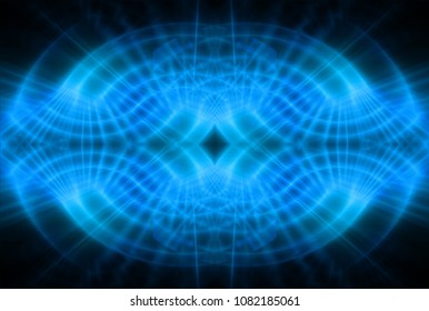 Light blue zoom abstract background