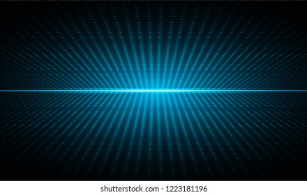 Fondo abstracto de zoom azul claro, cine led