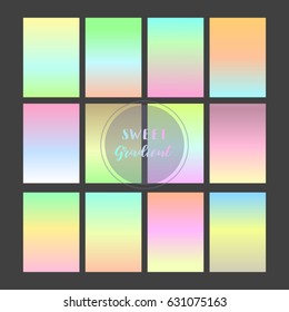 Light blue,green,pink,yellow and orange gradient background