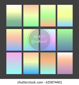 Light blue,green,pink,yellow and orange gradient background