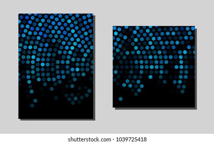 Light BLUEvector background for presentations. Blurred decorative design in abstract style with textbox. Completely new template for your brand book.