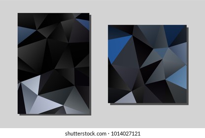 Light BLUEvector background for presentations. Booklet with textbox on colorful abstract background. Completely new template for your brand book.