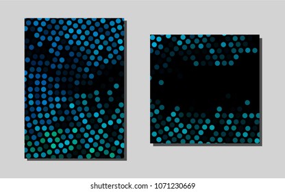 Light BLUEvector background for presentations. Booklet with textbox on colorful abstract background. Completely new template for your brand book.
