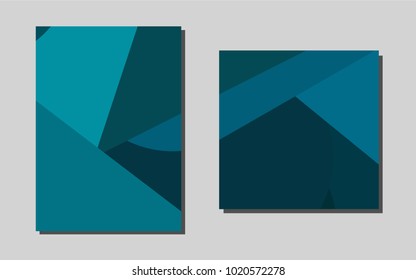 Light BLUEvector background for presentations. Glitter abstract design concept with text box. Pattern can be used as a template for calendars.