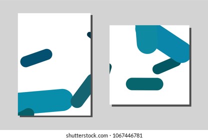 Light BLUEvector background for presentations. Glitter abstract design concept with text box. Pattern for beautiful business cards, folders.