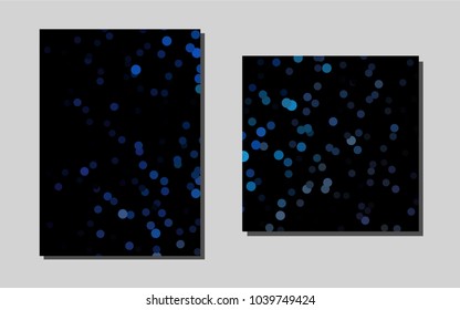 Light BLUEvector background for presentations. Web interface on abstract background with colorful gradient. Pattern for beautiful business cards, folders.