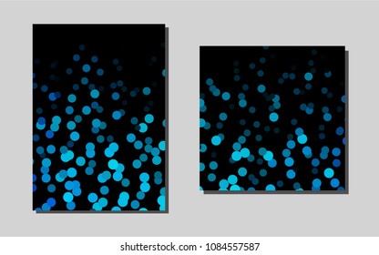 Light BLUEvector banner for websites. Abstract booklet on colored background with gradient. Completely new template for your brand book.