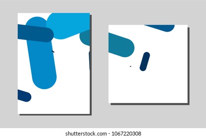 Light BLUEvector banner for websites. Beautiful colored sample in A4 size. New design for a poster, banner of your website.