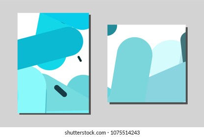 Light BLUEvector banner for websites. Beautiful colored sample in A4 size. The pattern can be used for any ad, booklets.