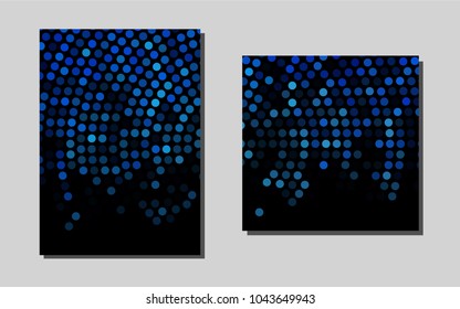 Light BLUEvector banner for websites. Blurred decorative design in abstract style with textbox. Beautiful design for cover of notepads.