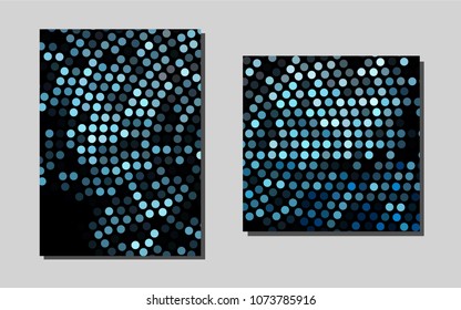 Light BLUEvector banner for websites. Blurred decorative design in abstract style with textbox. The pattern can be used for any ad, booklets.