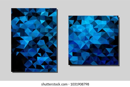 Light BLUEvector banner for websites. Booklet with textbox on colorful abstract background. The pattern can be used for any ad, booklets.