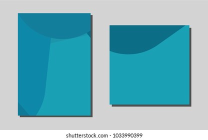 Light BLUEvector banner for websites. Booklet with textbox on colorful abstract background. New design for a poster, banner of your website.