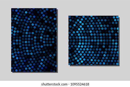 Light BLUEvector banner for websites. Booklet with textbox on colorful abstract background. Completely new template for your brand book.