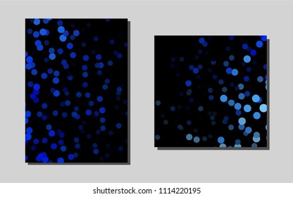 Light BLUEvector banner for websites. Booklet with textbox on colorful abstract background. Completely new template for your brand book.