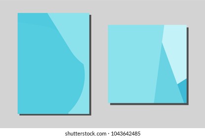 Light BLUEvector banner for websites. Glitter abstract design concept with text box. Beautiful design for cover of notepads.