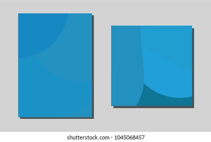 Light BLUEvector banner for websites. Glitter abstract design concept with text box. Completely new template for your brand book.