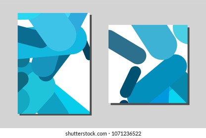 Light BLUEvector banner for websites. Glitter abstract design concept with text box. Pattern can be used as a template for calendars.