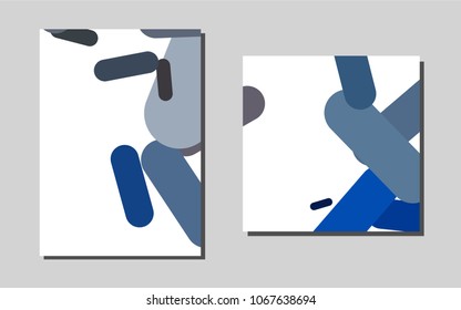 Light BLUEvector banner for websites. Modern abstract design concept with colorful gradient. Pattern for ads, leaflets, labels of your business.