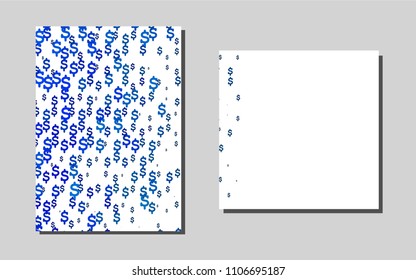 Light BLUEvector banner for websites. Modern abstract design concept with colorful gradient. Beautiful design for cover of notepads.