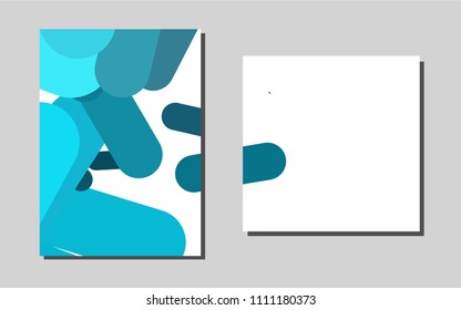 Light BLUEvector banner for websites. Modern abstract design concept with colorful gradient. Completely new template for your brand book.