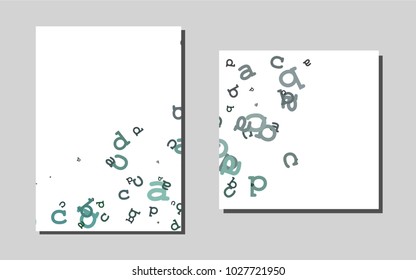 Light BLUEvector banner for websites. Web interface on abstract background with colorful gradient. Pattern can be used as a template for calendars.