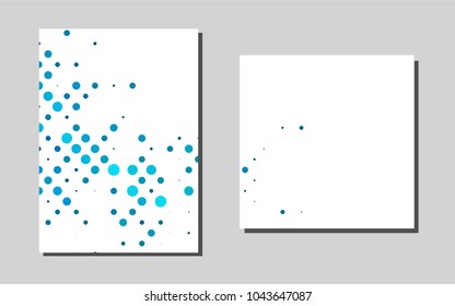 Light BLUEvector banner for websites. Web interface on abstract background with colorful gradient. Beautiful design for cover of notepads.