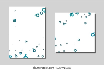 Light BLUEvector banner for websites. Web interface on abstract background with colorful gradient. The pattern can be used for any ad, booklets.