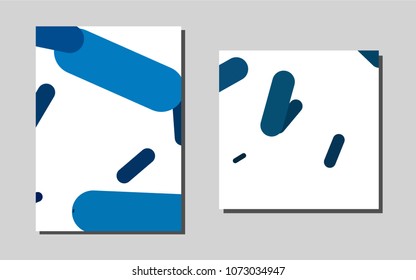 Light BLUEvector banner for websites. Web interface on abstract background with colorful gradient. Pattern can be used as a template for calendars.