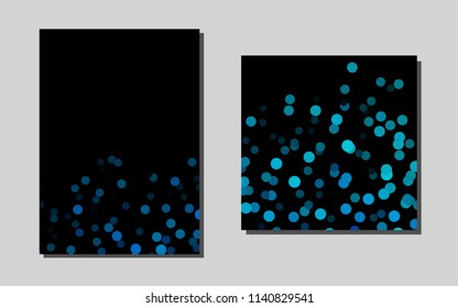 Light BLUEvector banner for websites. Web interface on abstract background with colorful gradient. Pattern for beautiful business cards, folders.
