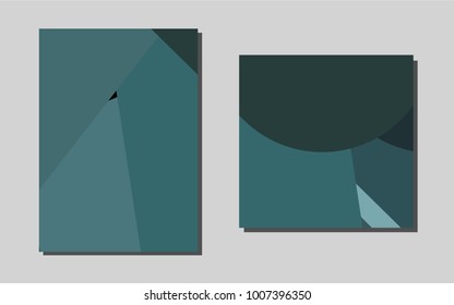 Light BLUEvector brochure for ui, ux design. Abstract booklet on colored background with gradient. New design for a poster, banner of your website.