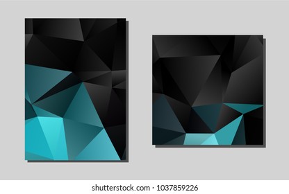 Light BLUEvector brochure for ui, ux design. Web interface on abstract background with colorful gradient. Pattern for ads, leaflets, labels of your business.