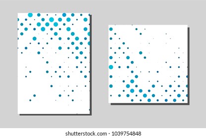 Light BLUEvector brochure for ui, ux design. Web interface on abstract background with colorful gradient. Beautiful design for cover of notepads.