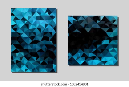 Light BLUEvector brochure for ui, ux design. Web interface on abstract background with colorful gradient. Pattern for beautiful business cards, folders.