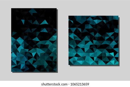 Light BLUEvector brochure for ui, ux design. Glitter abstract design concept with text box. Pattern for ads, leaflets, labels of your business.