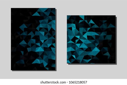 Light BLUEvector brochure for ui, ux design. Beautiful colored sample in A4 size. Beautiful design for cover of notepads.