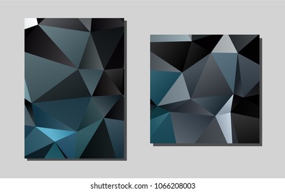 Light BLUEvector brochure for ui, ux design. Blurred decorative design in abstract style with textbox. Completely new template for your brand book.