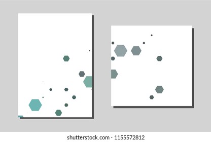 Light BLUEvector brochure for ui, ux design. Blurred decorative design in abstract style with textbox. Pattern for ads, leaflets, labels of your business.
