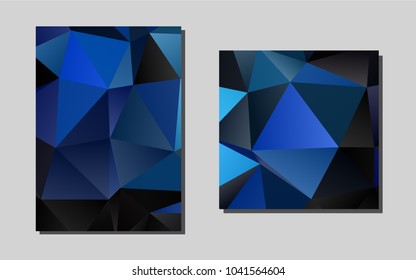 Light BLUEvector cover for Envelopes. Beautiful colored sample in A4 size. Completely new template for your brand book.