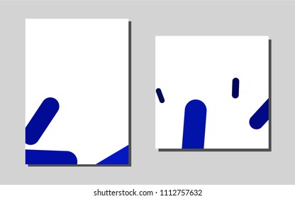 Light BLUEvector cover for Envelopes. Beautiful colored sample in A4 size. Beautiful design for cover of notepads.