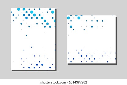 Light BLUEvector cover for Envelopes. Modern abstract design concept with colorful gradient. Completely new template for your brand book.