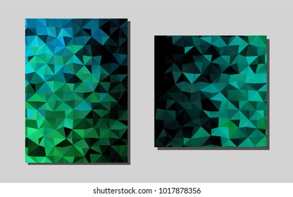 Light BLUEvector cover for Envelopes. Modern abstract design concept with colorful gradient. The pattern can be used for any ad, booklets.