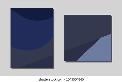 Light BLUEvector cover for Envelopes. Modern abstract design concept with colorful gradient. The pattern can be used for any ad, booklets.