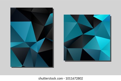 Light BLUEvector layout for Leaflets. Abstract booklet on colored background with gradient. Pattern for beautiful business cards, folders.