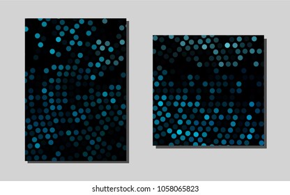 Light BLUEvector layout for Leaflets. Abstract booklet on colored background with gradient. Completely new template for your brand book.