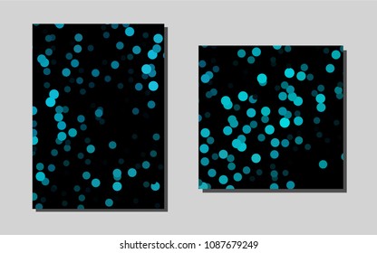 Light BLUEvector layout for Leaflets. Blurred decorative design in abstract style with textbox. Pattern for beautiful business cards, folders.